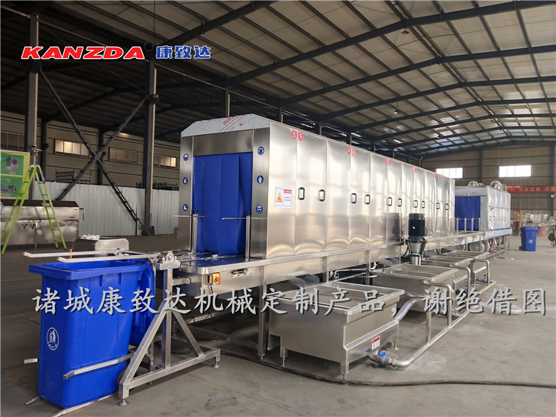 諸城康致達全自動環衛垃圾桶高壓清洗機 小區物業塑料桶清洗機